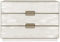 Splendor Selenite Chest – Bleached Maple with Soft Bronze Accents