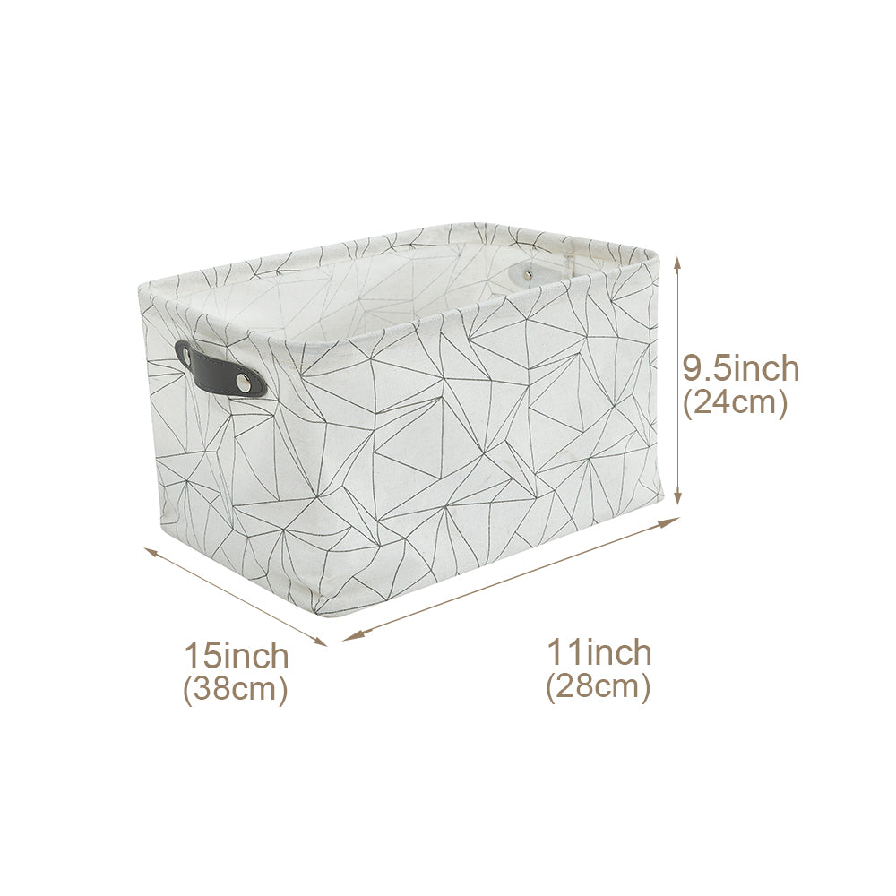 Large Water-Resistant Storage Bins | Collapsible Storage Basket | Toy Storage Organizer