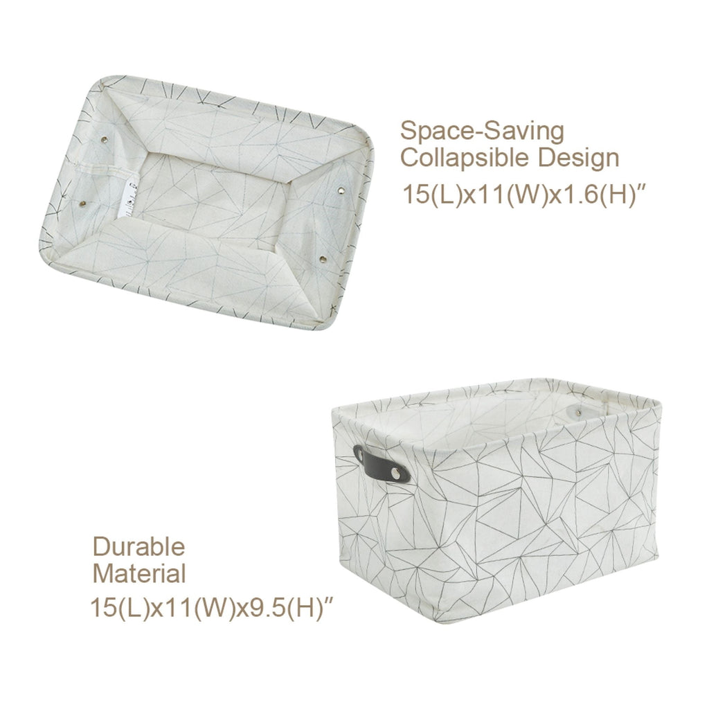 Large Water-Resistant Storage Bins | Collapsible Storage Basket | Toy Storage Organizer