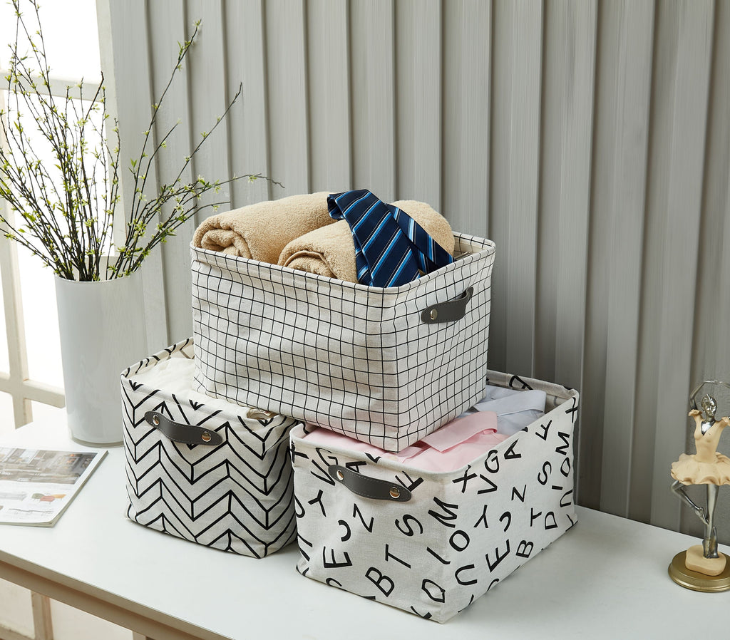 Large Water-Resistant Storage Bins | Collapsible Storage Basket | Toy Storage Organizer