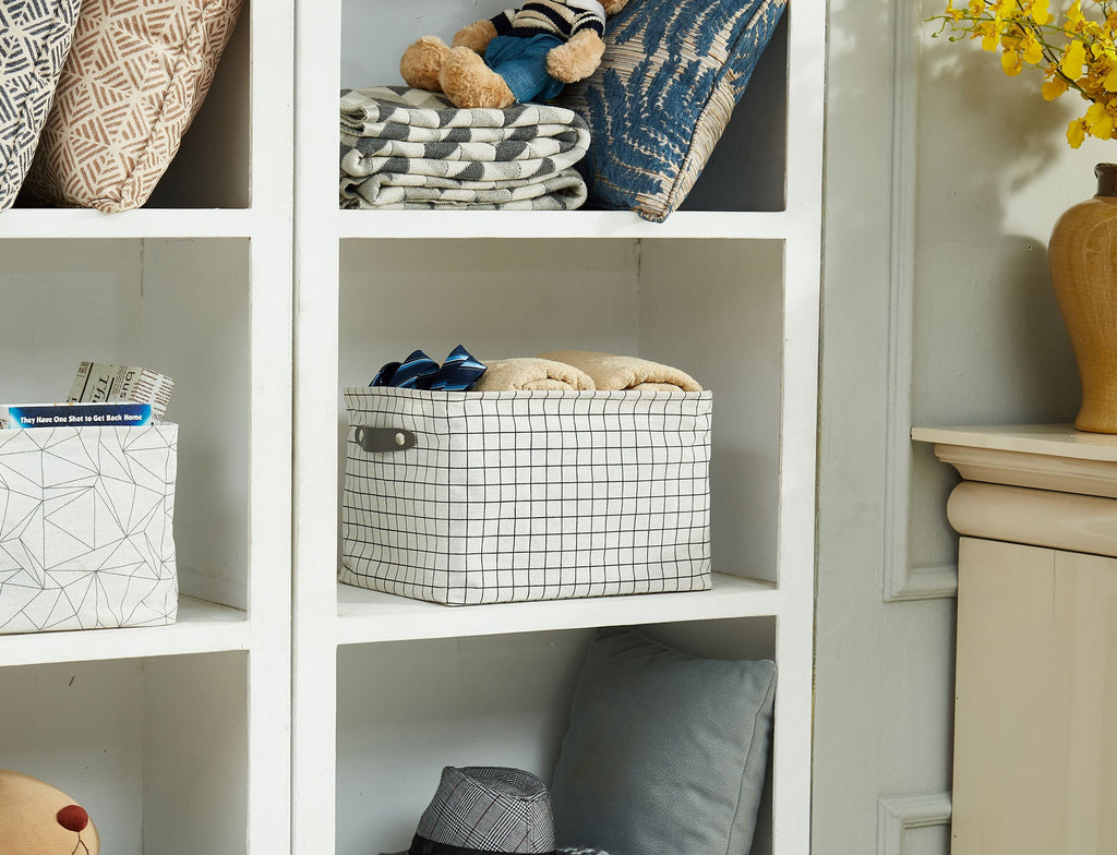 Large Water-Resistant Storage Bins | Collapsible Storage Basket | Toy Storage Organizer