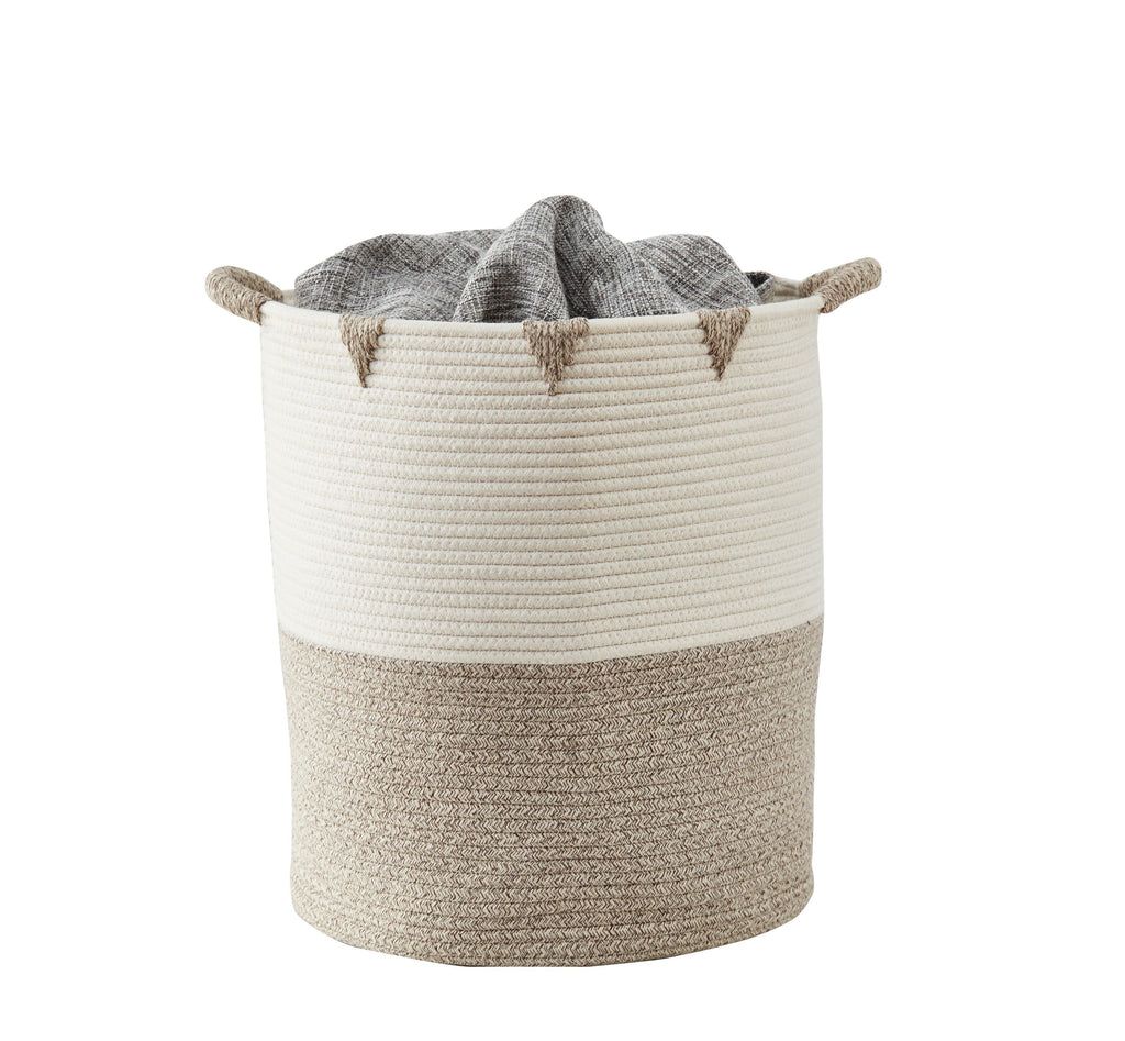 Decorative Cotton Rope Storage Basket | Home Décor Woven Basket