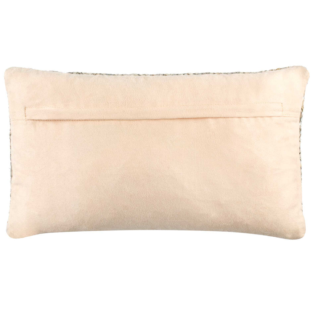 Sherry Cowhide Pillow White