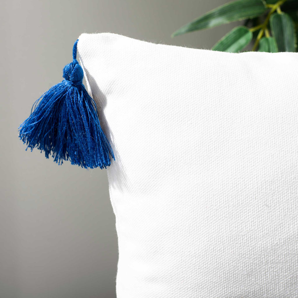 Orleans Pillow White/Navy