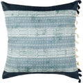 Linden Pillow Deep Blue/Gray