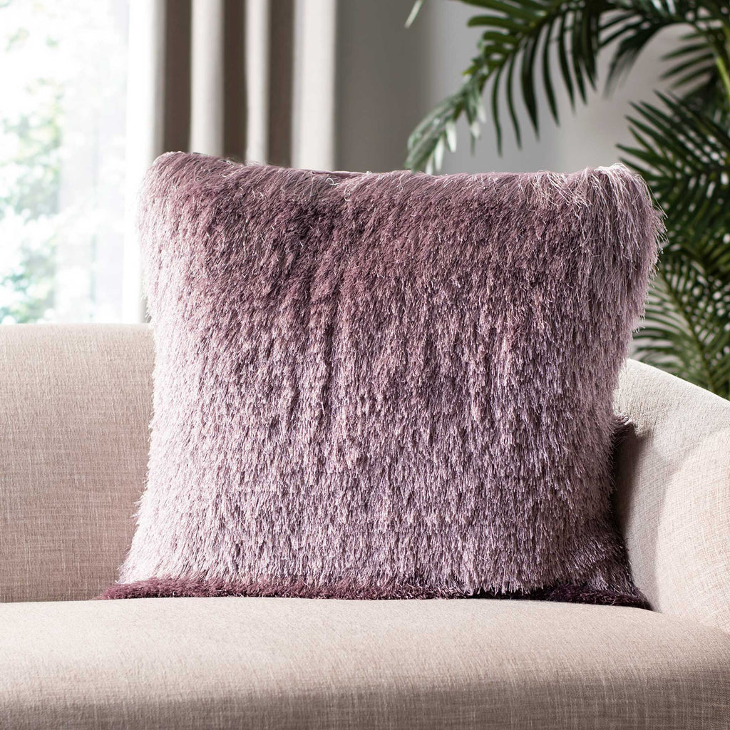 Veneto Shag Pillow Lilac