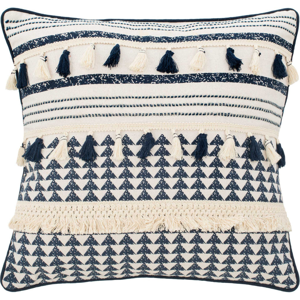 Enyart Pillow Cream/Navy