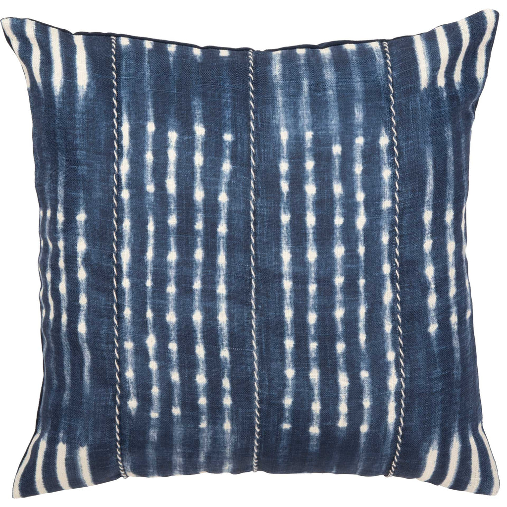 Laurel Pillow Blue/Cream