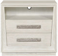 Ridge Medium Nightstand – Two Drawers, Cascade Oak Finish