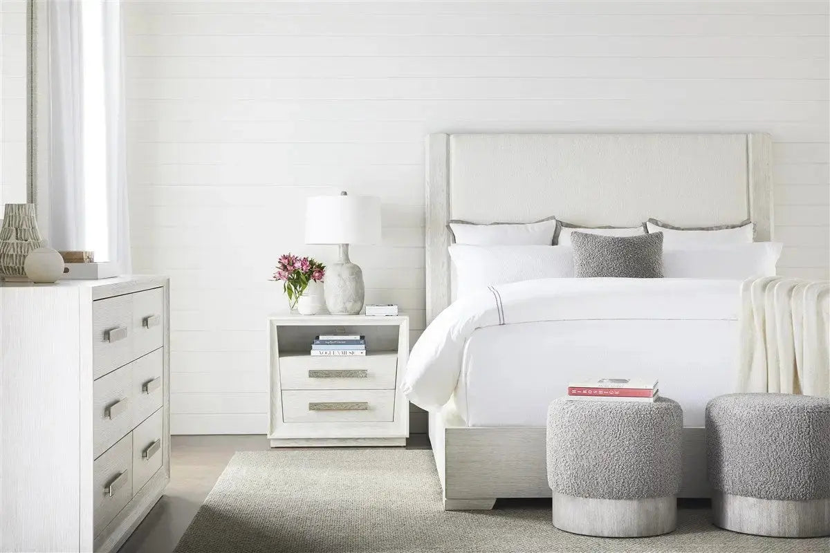 Ridge Medium Nightstand – Two Drawers, Cascade Oak Finish