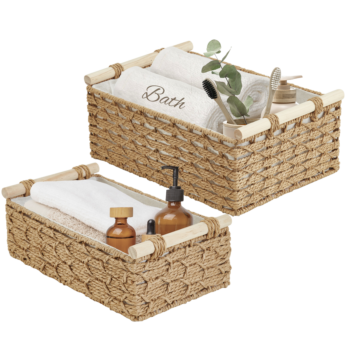 Boho Rope Décor Storage Baskets - Home Décor Storage Basket