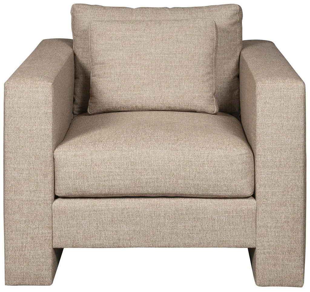 Brady Accent Chair – Jumpy Burlap Performance Fabric