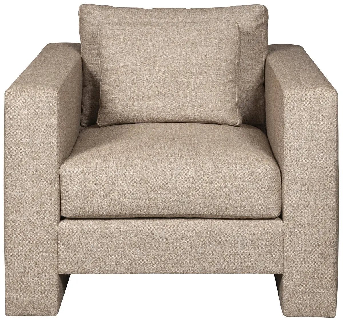 Brady Accent Chair – Jumpy Burlap Performance Fabric