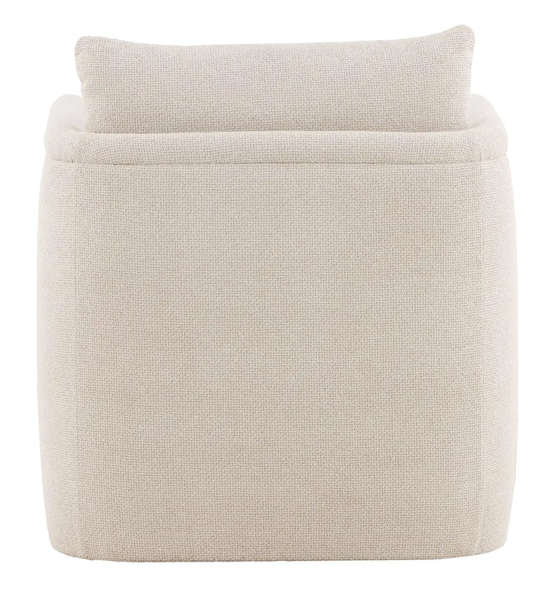 Liam Swivel Chair – Compact Accent in Kendra Sand Fabric
