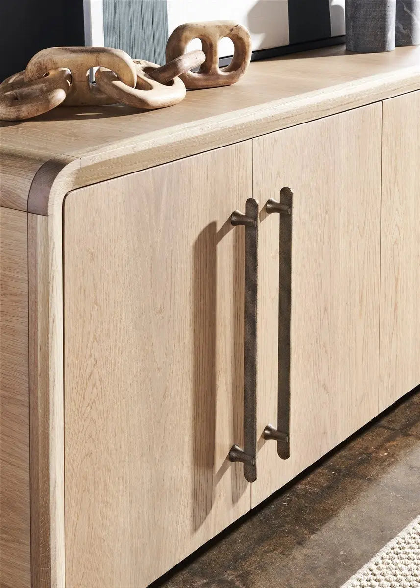 Form Buffet – Wirebrushed Oak, Four Doors in Wheat Finish