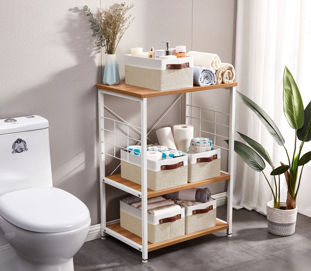 Small Storage Bins Collapsible Sturdy Storage Basket | Storage Organizer Baskets