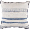 Lolana Striped Ivory/Slate Pillow