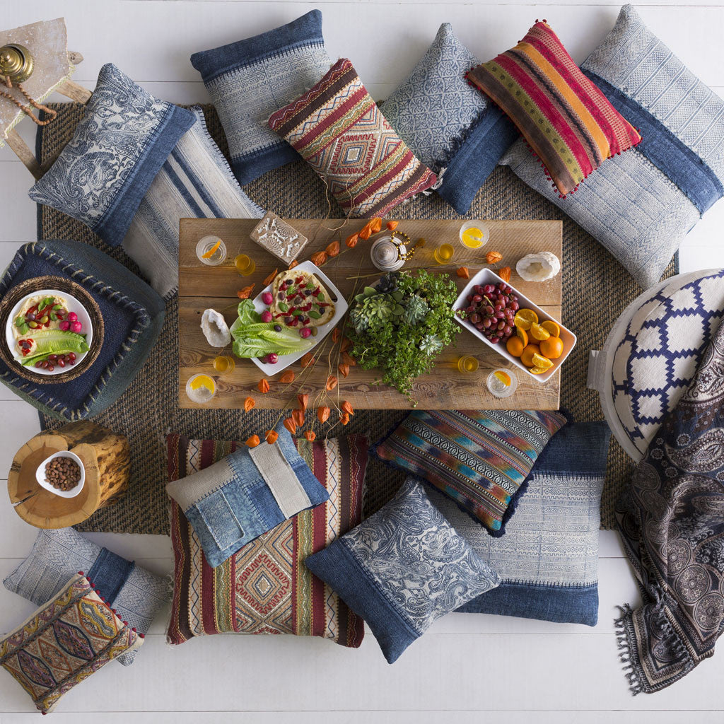Lolana Summary Ivory/Slate Pillow