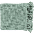 Tiberius Solid Teal Throw